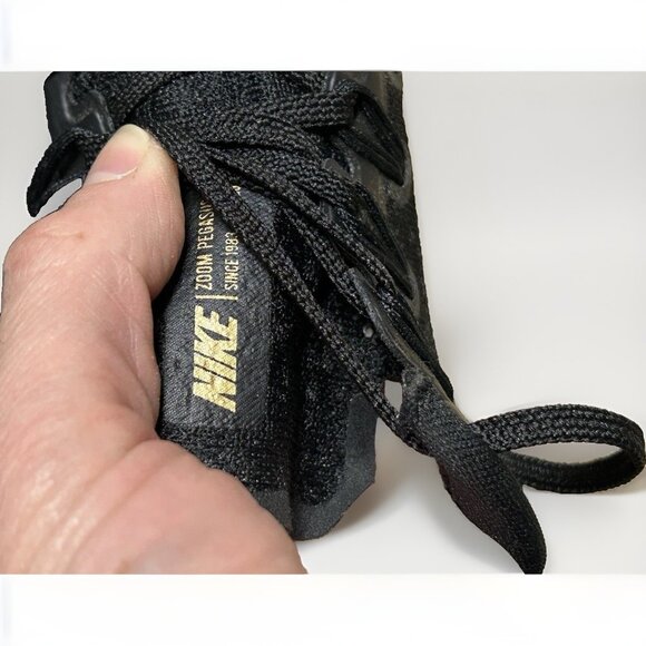 Nike Air Zoom Pegasus Womens 8.5 AQ2210-008 Black Running Shoes Sneakers - Picture 12 of 14